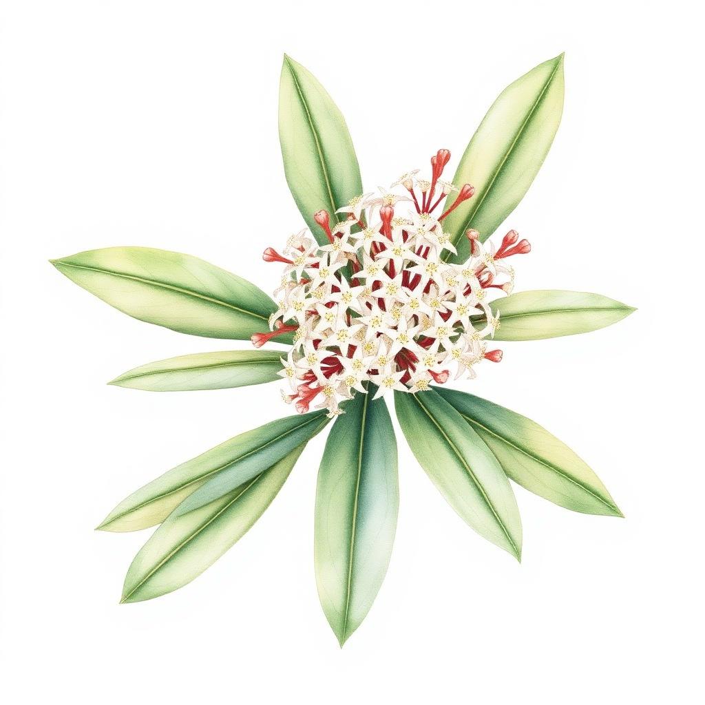 Botanical illustration of Ledum