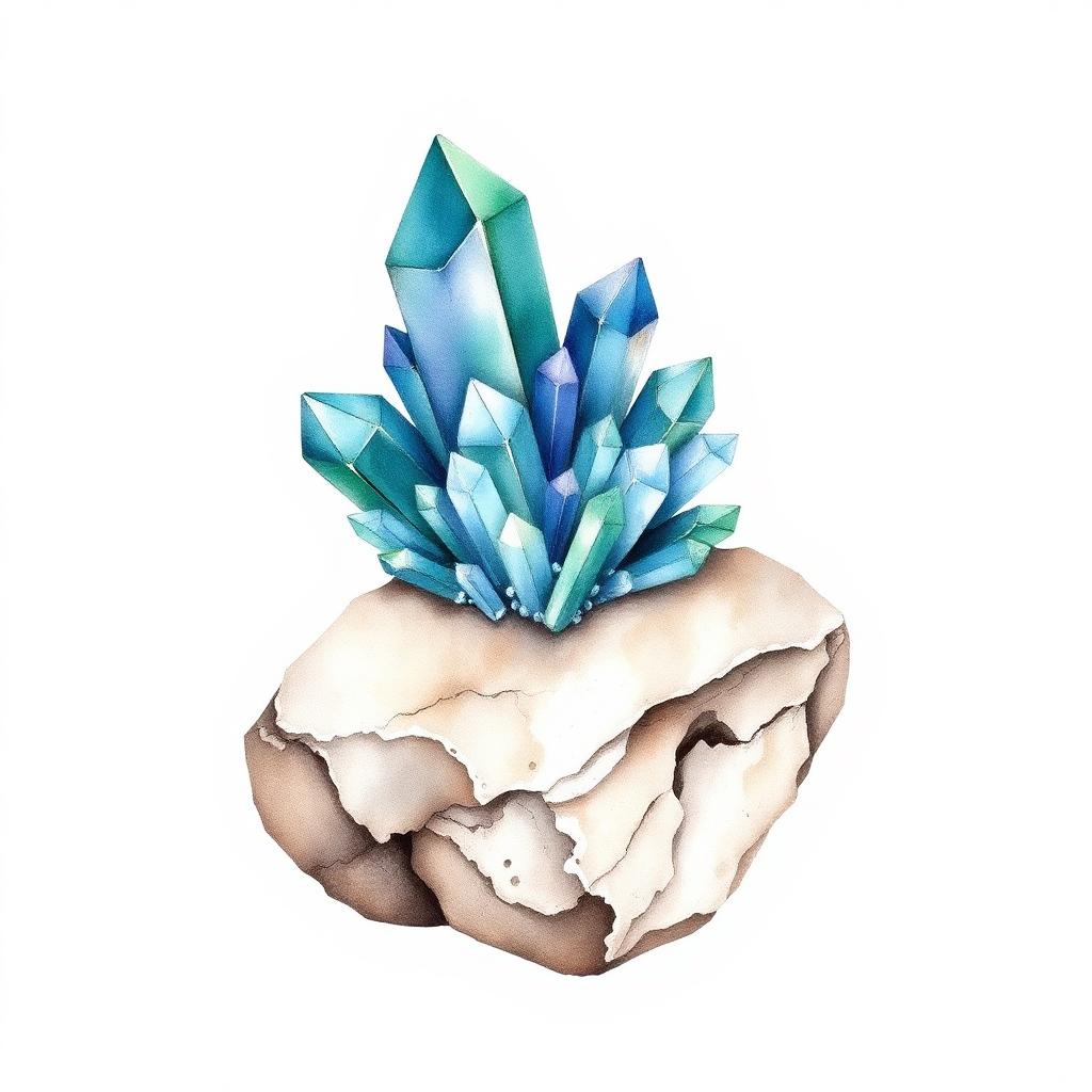 Botanical illustration of Ferrum Phosphoricum