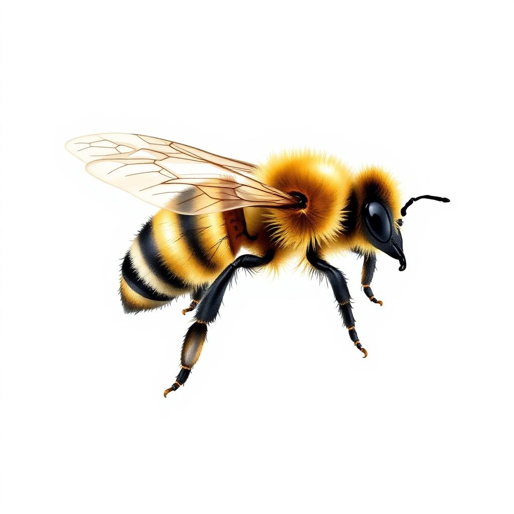 Botanical illustration of Apis Mellifica
