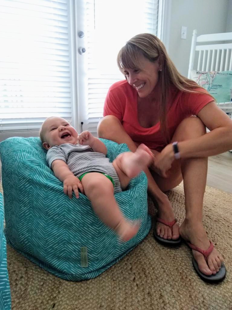 Lindsey with her baby