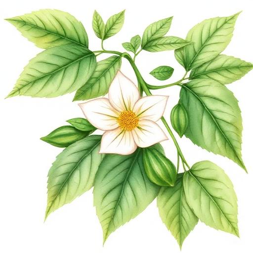 Botanical illustration of Cephalandra Indica