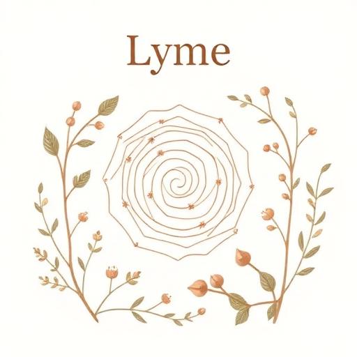 Botanical illustration of Lyme Nosode